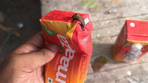 Worm found in fruit drink packet in Assam's Kenduguri sparks food ...