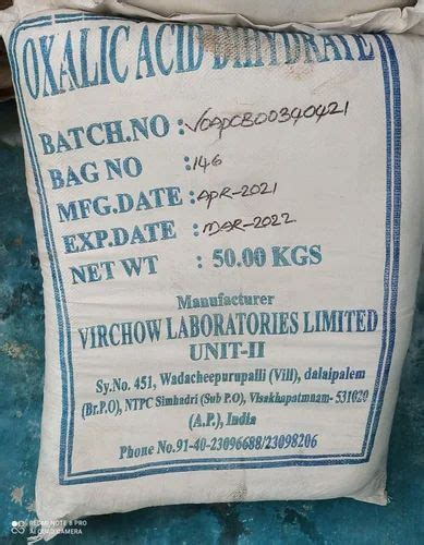 Oxalic Acid - Oxalic Acid Dihydrate Trader - Wholesaler / Distributor ...