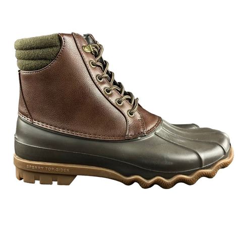 Sperry Top-Sider Avenue Duck PU Tan Brown Duck Boots Men's Sizes 8 - 10 ...