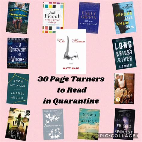 30 Page Turner Books to Read While Quarantined - Next Chapter Moms