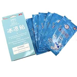Summer Cooling Refreshing Stickers Libracopany 6pcs Cooling Patch Fever ...
