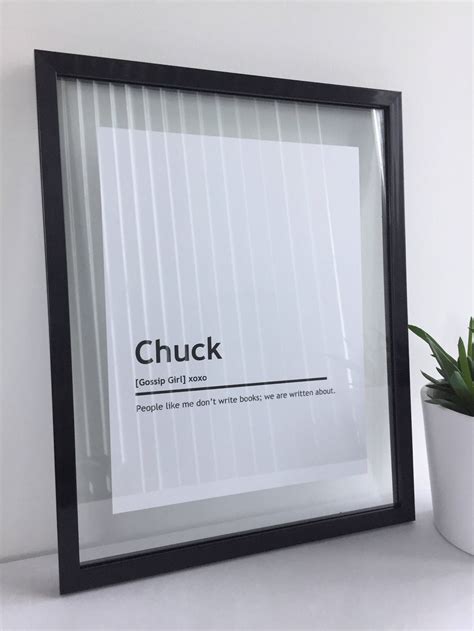 Chuck Bass Character Print - Etsy