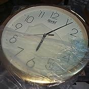 Buy Ajanta Plastic Wall Clock (260 cm x 260 cm x 33 cm 957-IVORY_ajanta ...