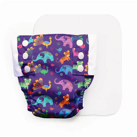 Buy UNO Cloth Diaper Pants (Purple Love) | SuperBottoms