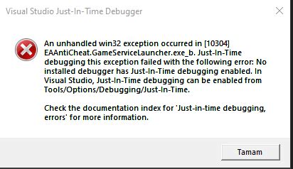Fix Visual Studio Just in Time Debug 的图像结果