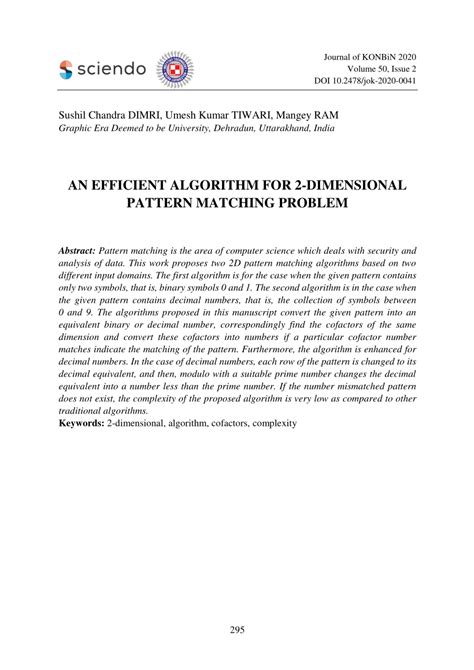 Second Pattern Matching Algorithm 的图像结果