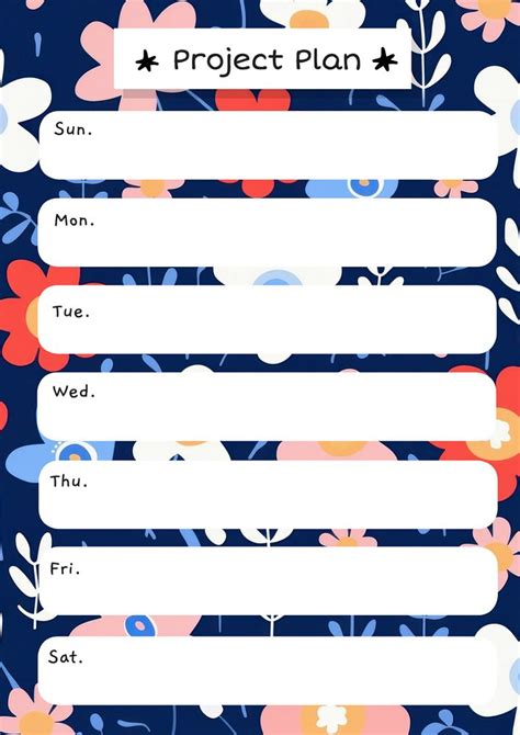 Image result for Project Planner Examples