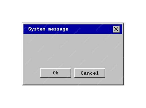 Image result for Retro Computer Warning Notification