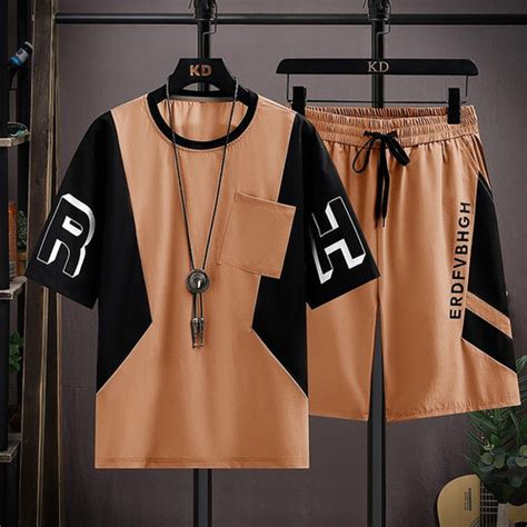 Jual Baju One Set Pria HR Setelan Kaos Lengan Pendek Dan Celpen Santai ...