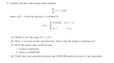 Image result for First Order Initial Value Problem