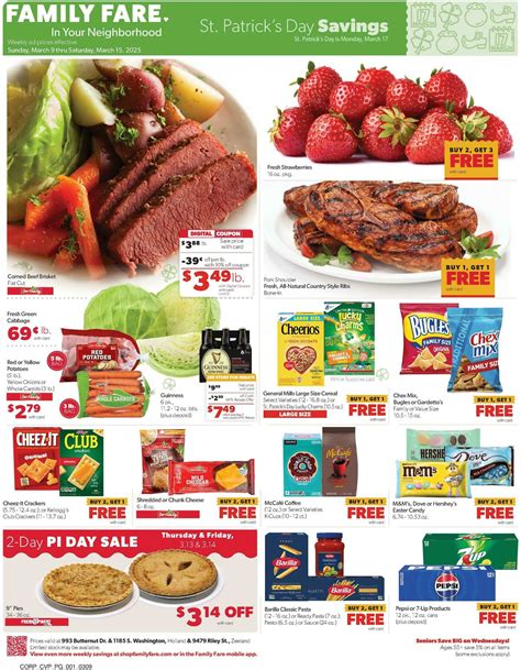 Family Fare Weekly Ad from March 9