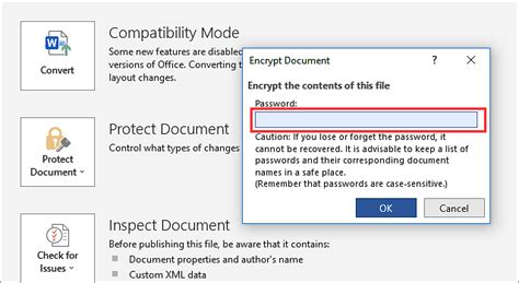 Image result for Word File Set Password
