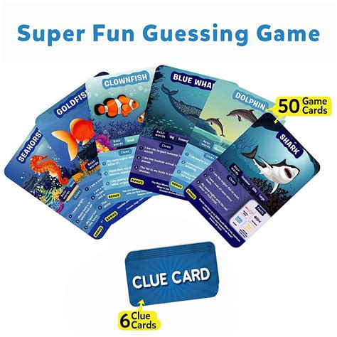 Buy Skillmatics Guess in 10 Underwater Animals - Family Card Game for ...