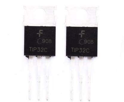 TechInfo TIP32C Transistor Darlington Tube Inline TO-220 Voltage ...