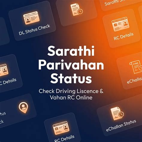 Check Driving Licence (DL) Status Online - Sarathi Parivahan