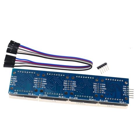 Max7219 Led Dot Matrix 4 In 1 Display With 5P Line Module