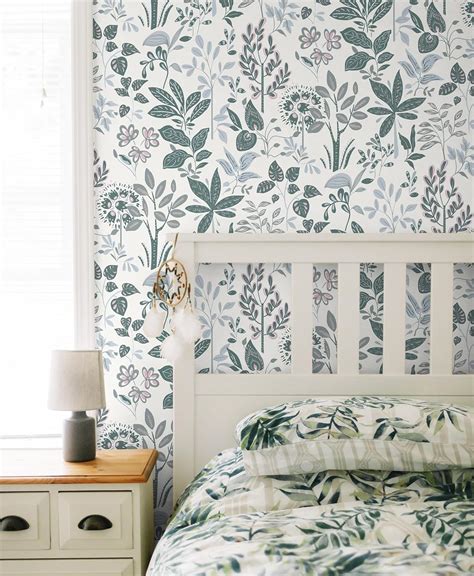Vinjiasin Floral Wallpaper Peel and Stick Wallpaper India | Ubuy