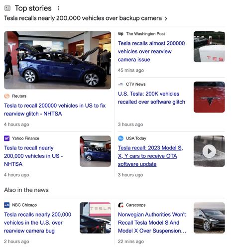 Tesla Latest Update 的图像结果