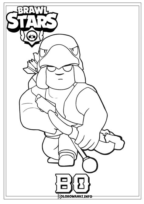 Kolorowanki Brawl Stars do druku. 50 rysunków w PDF do pokolorowania ...