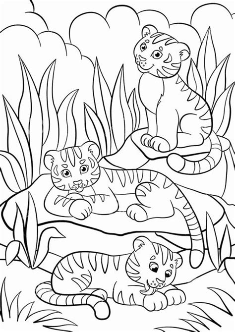 Free & Easy To Print Tiger Coloring Pages - Tulamama