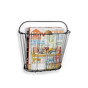 INDIAN DECOR 2840 Home Metal Wire Wall Mount Hanging Magazine Display ...