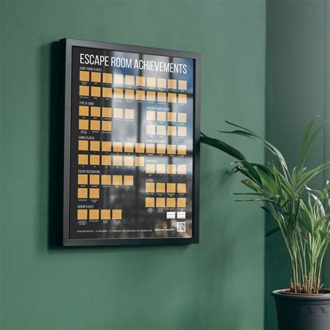 Escape Room Achievements Scratch Off Poster - Beverley Breakout