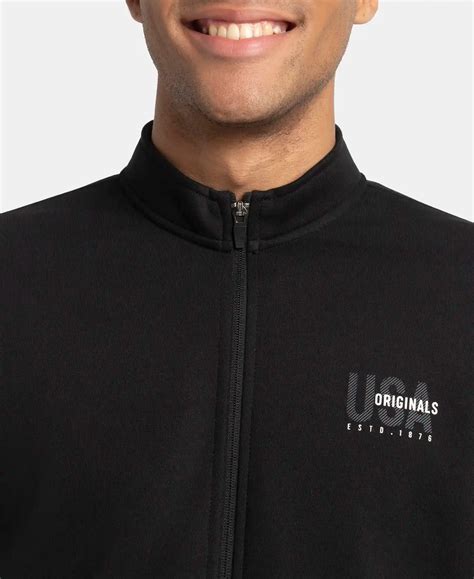 Buy Super Combed Cotton Rich Fleece Jacket with StayWarm Technology ...