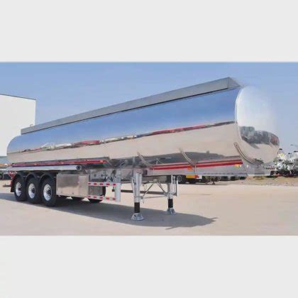 ZW Group 3 Axle 40m3 Liquid Diesel Petrol Fuel Tanker Semi Trailer LPG ...