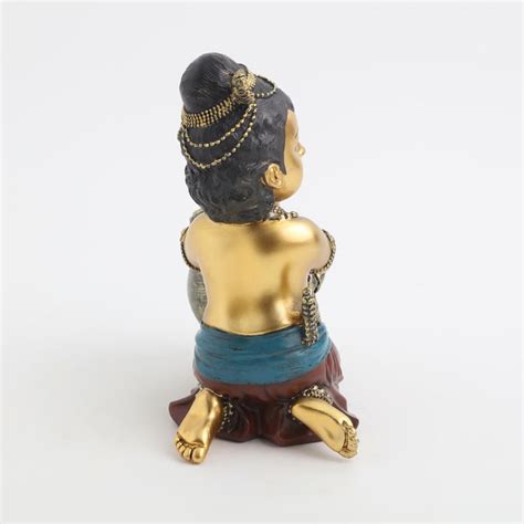 Buy Alpana Polyresin Krishna with Pot Figurine from Home Centre at just ...