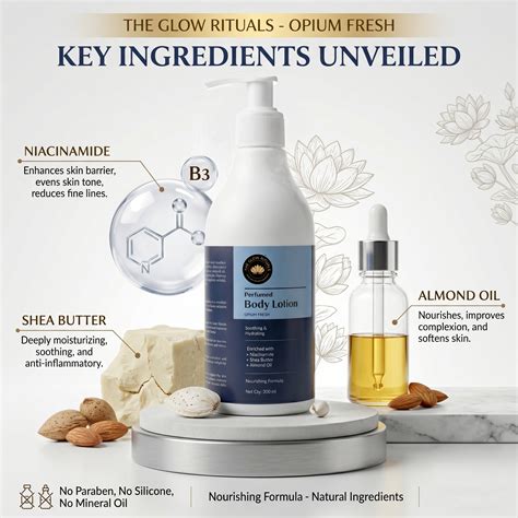 THE GLOW RITUALS | PERFUMED BODY LOTION | OPIUM FRESH | 300gm – GlowRituals