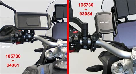 Smartphone support Quiklox for handlebars for BMW R 1250 GS & R 1250 GS ...