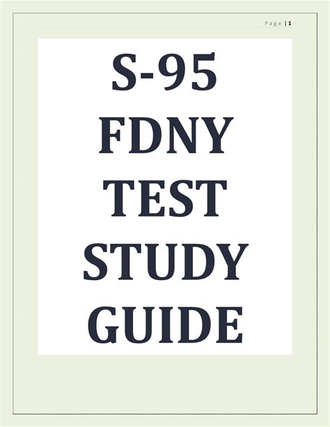 FDNY S-95 Test Study Guide: Fire Alarm Systems and Safety Procedures ...