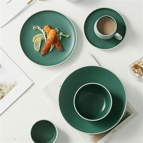 Zoella Dinner Plate Green Online - Premium Dinner Plate | Nestasia