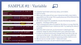 TC Shell Scripting Defining Variables 的图像结果