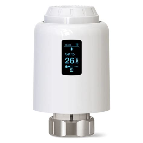 TRV07-wifi Tuya APP Smart WiFi Thermostat LCD Screen Programmable Voice ...