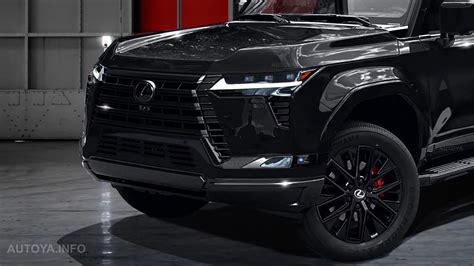 Imagined 2024 Lexus GX 550 Black Line Edition Feels Properly Dark and Menacing - autoevolution