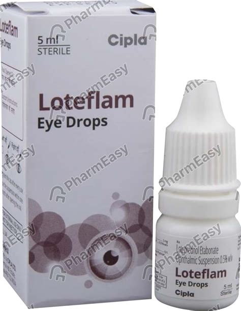 Loteflam 0.5 % Eye Drop (5): Uses, Side Effects, Price & Dosage | PharmEasy