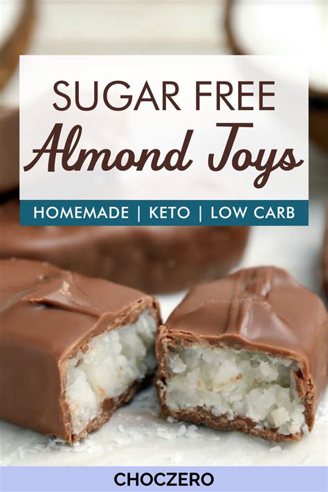 Keto Almond Joy Bars | Recipe | Sugar free candy recipes, Sugar free ...
