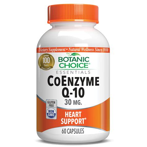 Buy CoEnzyme Q-10 30 mg. - 60 Capsules - Botanic Choice