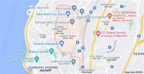 Lower Parel, Mumbai - Map, Pin Code, & Property Rates 2024