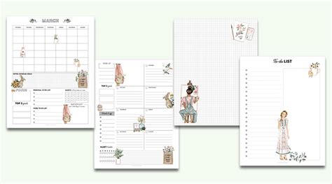 Planner Pages PDF Free 的图像结果