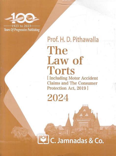 The Law Of Torts - Jhabvala Series