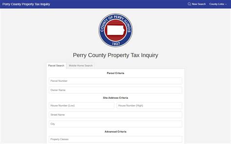 Perry County Property Records - View Tax Data