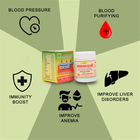Ayurvedic UCCHA Rakt Chap Har Vati: Natural Blood Pressure Support ...