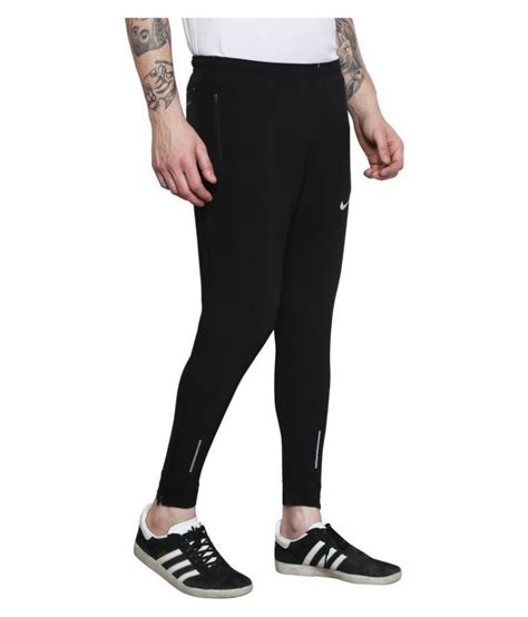 Buy Nike Black Polyester Lycra Track Pants Online @ ₹999 from ShopClues