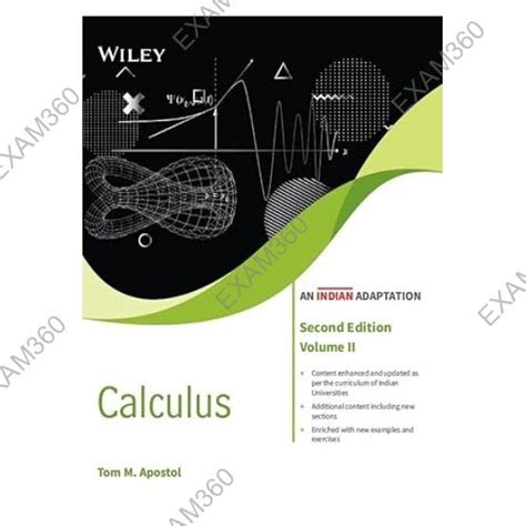 Calculus An Indian Adaptation Vol II | By Tom M. Apostol | Wiley ...