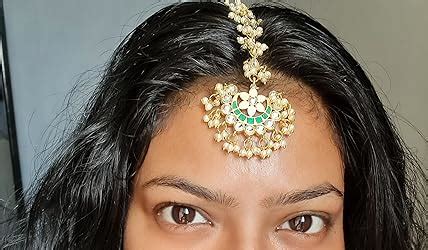 Accessher Gold Plated Traditional Multicolour Meenakari and Kundan ...