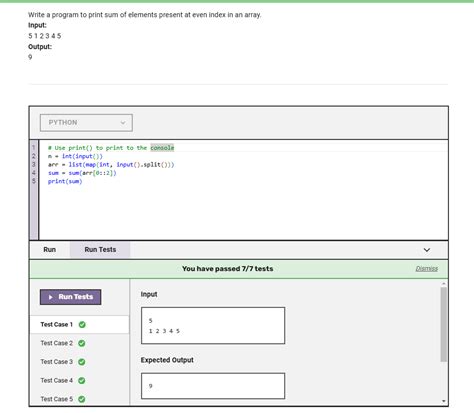 Problem Solving Examples in Python On GeeksforGeeks 的图像结果