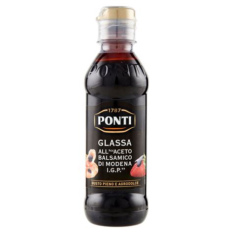 Ponti Glassa Aceto Balsamico di Modena IGP 250 g | Conad