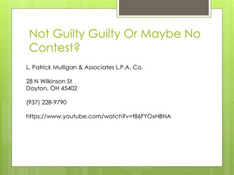 PPT - Should I Plead Not Guilty, Guilty, Or No Contest At My Arrai ...